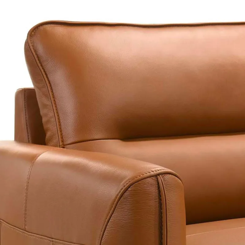 Genuine Full Leather Loveseat