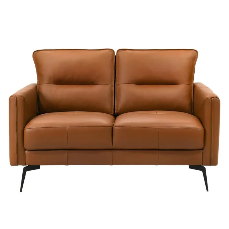 Genuine Full Leather Loveseat
