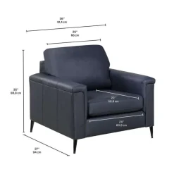 Sofa By Fancy Genuine Leather Armchair -
