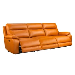 Genuine Leather Power Modular Reclining Sofa - 3 pcs