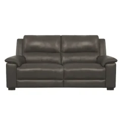 Genuine Leather Power Reclining Loveseat