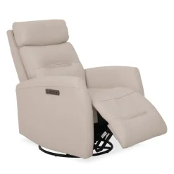 Genuine Leather Power Recliner -