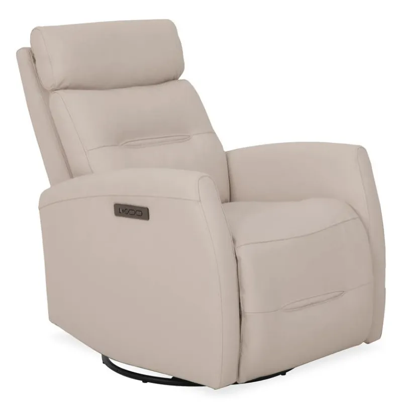 Genuine Leather Power Recliner -