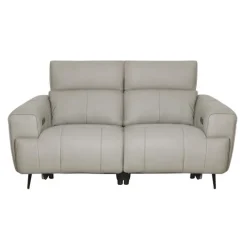 Genuine Leather Power Reclining Loveseat