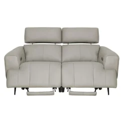 Genuine Leather Power Reclining Loveseat