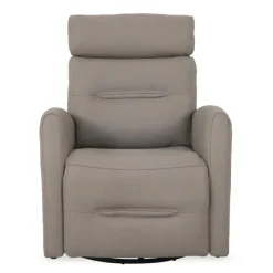 Genuine Leather Power Recliner -