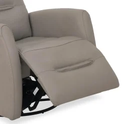Genuine Leather Power Recliner -
