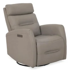 Genuine Leather Power Recliner -