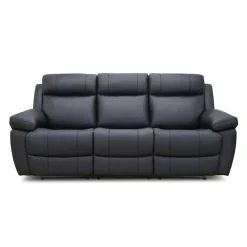 Genuine Leather Reclining Sofa