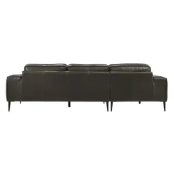 Genuine Leather Sectional with Left-Side Chaise