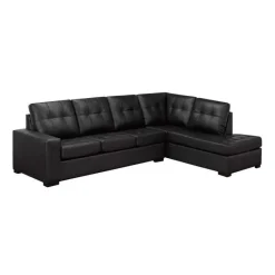Sofa By Fancy Genuine Leather Sectional - Right-Side Chaise