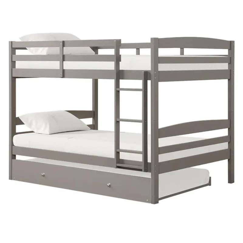 Bunk Bed with Trundle Bed - 54"/54"