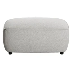 Grey Fabric Ottoman