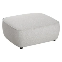 Grey Fabric Ottoman