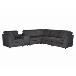 Modular Sectional with Console - 6 pcs