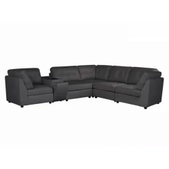 Modular Sectional with Console - 6 pcs