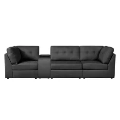Modular Sofa with Console - 4 pcs