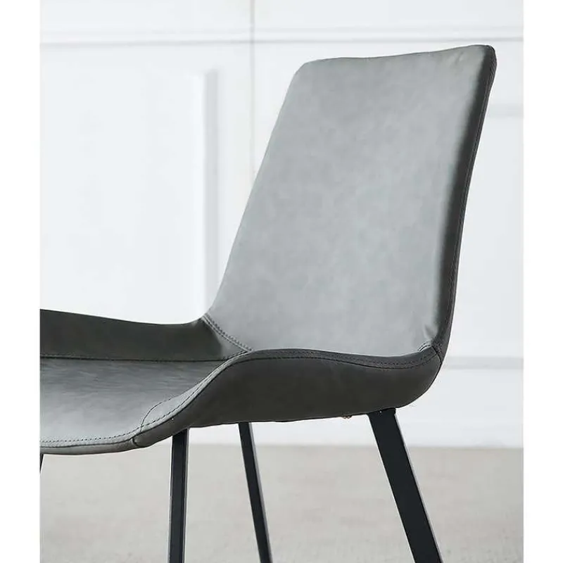 Sintered Stone Dining Set with 4 Chairs - 48"