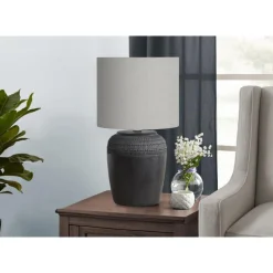 Monarch 17"H Ceramic Table Lamp