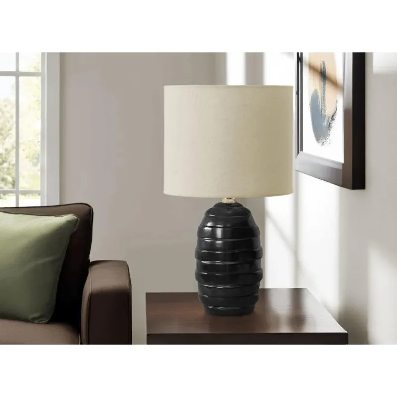 Monarch 17"H Ceramic Table Lamp
