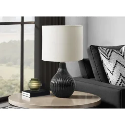 Monarch 17"H Ceramic Table Lamp