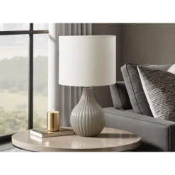 Monarch 17"H Ceramic Table Lamp