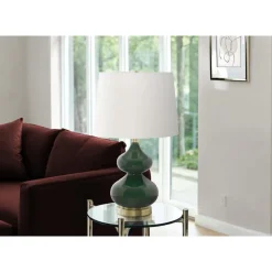 Monarch 24"H Glass Table Lamp