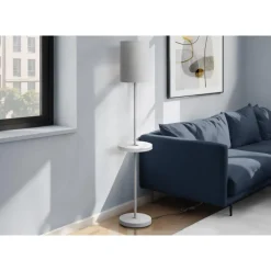 Monarch 62"H Metal Floor Lamp with USB Port
