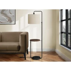 Monarch 67"H Metal Floor Lamp with USB Ports