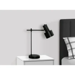 Monarch 21"H Metal Table Lamp with USB Ports
