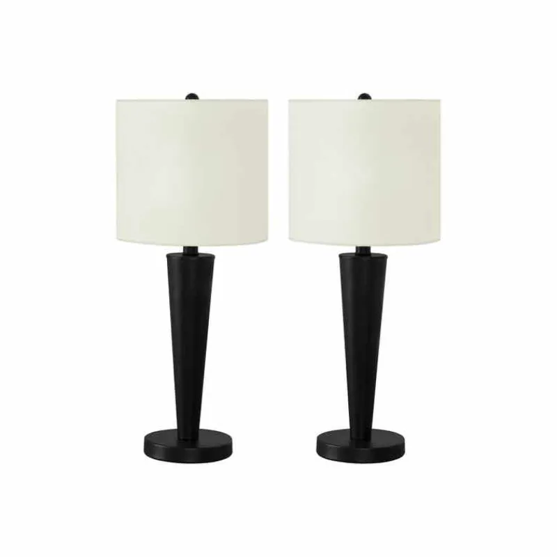 Monarch 24"H Metal Table Lamp with USB Ports (2pcs)