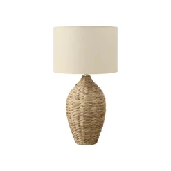Monarch 30"H Rattan Table Lamp