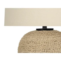 Monarch 25"H Rattan Table Lamp