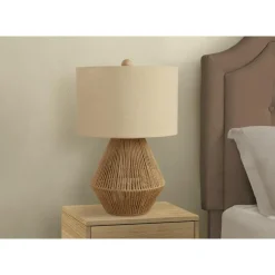 Monarch 22"H Rope Table Lamp