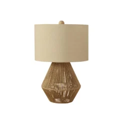Monarch 22"H Rope Table Lamp