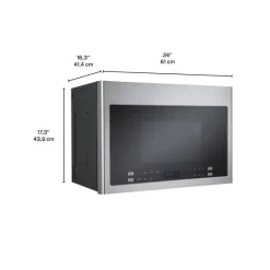 Haier 1.4 Cu Ft Microwave/Hood, , 300 - HMV1472BHS