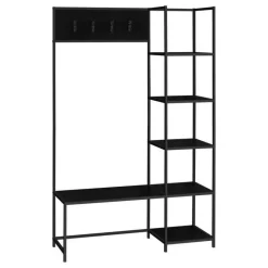 Monarch Hall tree / bench - 8 hooks / 5 shelves - 72