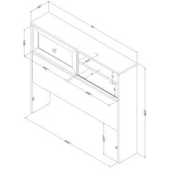 Meubles South Shore Headboard (39