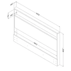 Meubles South Shore Headboard (54