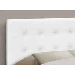 Monarch Headboard - full size - button tufted / upholstered panel - leather-loo -