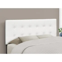 Monarch Headboard - full size - button tufted / upholstered panel - leather-loo -