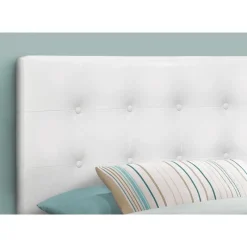 Monarch Headboard - twin size - button tufted / upholstered panel - leather-loo -