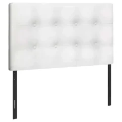 Monarch Headboard - twin size - button tufted / upholstered panel - leather-loo -