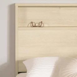 Meubles South Shore Headboard with Storage Shelf (54