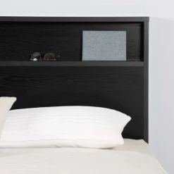 Meubles South Shore Headboard With Storage Shelf (54