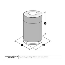 LG HEPA PuriCare 360 Air Purifier - 2059 sq. ft.