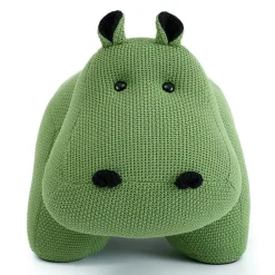 Hippopotamus-Shaped Kids Pouf – 28.3