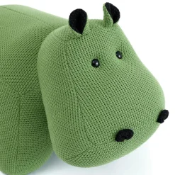 Hippopotamus-Shaped Kids Pouf – 28.3
