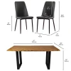 67-Inch Table with 4 Chairs