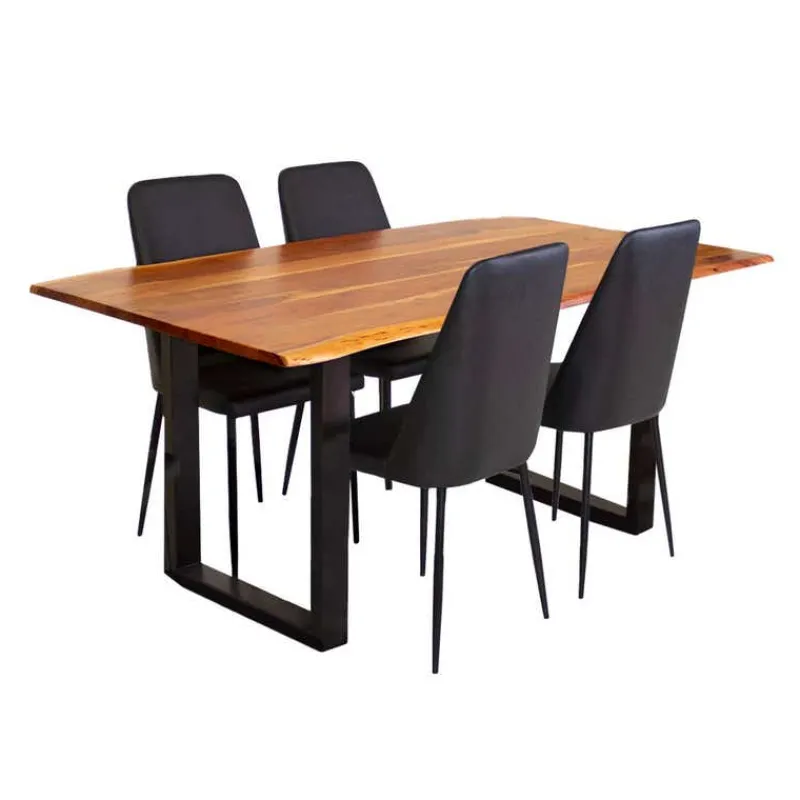 67-Inch Table with 4 Chairs